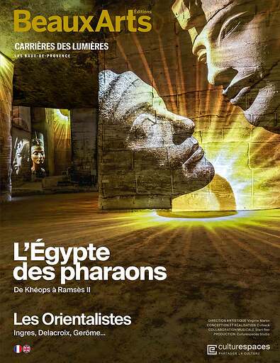 Couverture Hors-série Beaux Arts Egypte Carrières des Lumières 